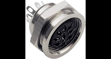 TRU COMPONENTS TC-2504030 DIN-connector Bus, inbouw Aantal polen: 8 Zilver 1 stuk(s)