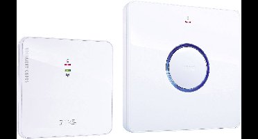 m-e modern-electronics 41094 Complete set voor Draadloze deurbel Reageert op deurbel