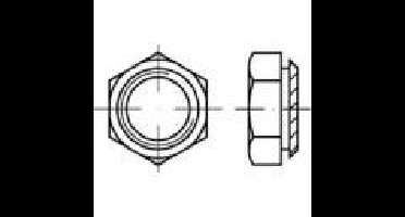 TOOLCRAFT 1069856 Schotmoeren M16 88106 RVS 50 stuk(s)