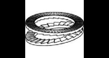 Borgringen 8 mm 13.5 mm RVS A4 200 stuk(s) Alstertaler Schrauben & Präzisionsteile 1069923
