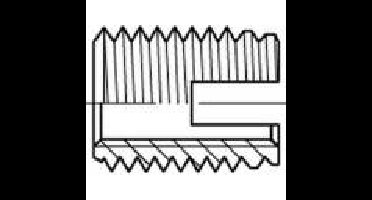 Alstertaler Schrauben & Präzisionsteile 159844 Schroefdraad inzet M27 30 mm 2 stuk(s)