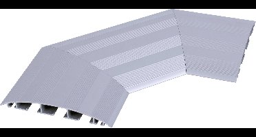 Bachmann 2707354 Vloergoot (b x h) 146 mm x 17 mm Aluminium (geëloxeerd) 1 stuk(s)