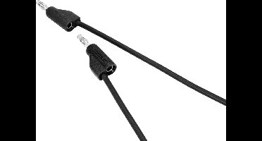 VOLTCRAFT MSB-100-1-SW Meetsnoer Banaanstekker 4 mm Banaanstekker 4 mm 1.00 m Zwart 1 stuk(s)