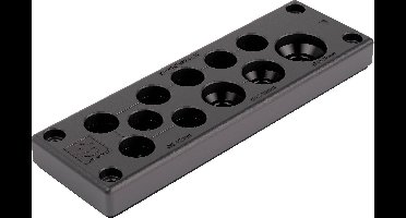 LAPP SKINTOP® MULTI Version 4 Meervoudige kabeldoorvoerplaat Klem-Ø (max.) 20 mm Plaatdikte (max.) 14 mm Polycarbonaat 1 stuk(s)