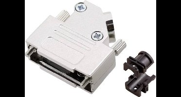 encitech D45PK-P-15-BK-K 6560-0107-12 D-sub behuizing Aantal polen: 15 Kunststof 45 ° Zwart 1 stuk(s)