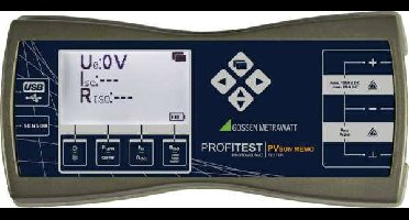 Gossen Metrawatt PROFITEST PV SUN MEMO Installatietesterset VDE-norm 0126