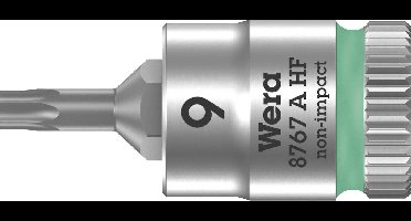 Wera 8767 A 05003361001 Binnen-zesrond (TX) Dopsleutel-bitinzet T 9 1/4 (6.3 mm)