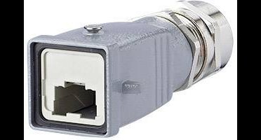 Metz Connect METZ CONNECT - BTR E-DAT Industry IP67 V5 metal plug housing Industry IP67 V5 1401065000ME Wartelbehuizing Grijs 1 stuk(s)