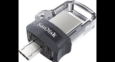 SanDisk Ultra® Dual Drive m3.0 USB-stick smartphone/tablet 128 GB USB-A 3.2 Gen 1