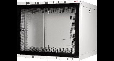 LogiLink 19 WALLMOUNT SOHO BOX 6U 540*400, GREY, FLATPACK 19inch-wandkast (b x h x d) 540 x 323 x 400 mm 6 HE Grijs-wit (RAL 7035)