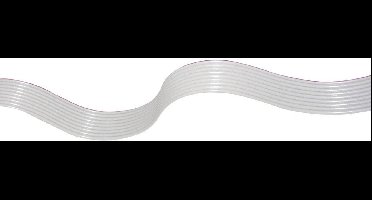 econ connect 28AWG14GR Lintkabel Rastermaat: 1.27 mm 14 x 0.08 mm² Grijs 30.50 m