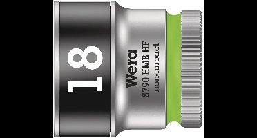 Wera 8790 HMB HF 05003752001 Dop (zeskant) Dopsleutelinzetstuk 18 mm 3/8 (10 mm)