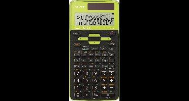 Sharp EL-531TG Schoolrekenmachine Groen Aantal displayposities: 10 werkt op zonne-energie, werkt op batterijen (b x h x d) 80 x 15 x 161 mm