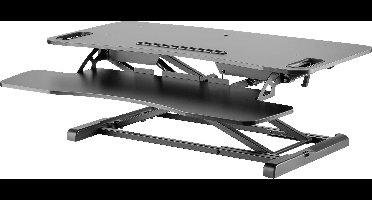 Digitus DA-90380-1 Zit-sta-verhoger Hoogte: 100 tot 500 mm Zwart