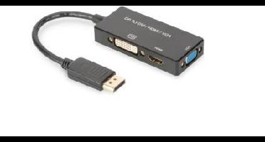 Digitus AV Converter AK-340418-002-S [DisplayPort - HDMI, DVI, VGA] 3840 x 2160 Pixel