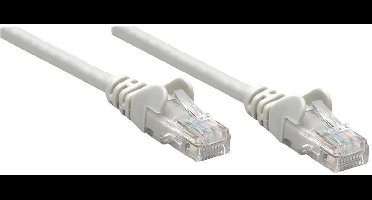 Intellinet 317092 RJ45 Netwerkkabel, patchkabel CAT 6A S/FTP 0.50 m Grijs Afgeschermd (enkel), Afscherming totaal, Halogeenvrij 1 stuk(s)