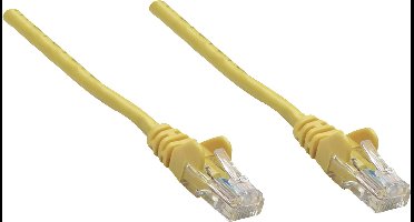 Intellinet 350464 RJ45 Netwerkkabel, patchkabel CAT 6A S/FTP 0.50 m Geel Afgeschermd (enkel), Afscherming totaal, Halogeenvrij 1 stuk(s)