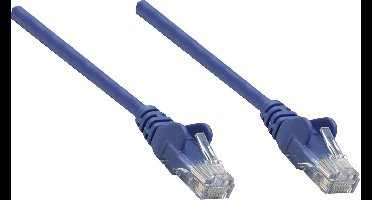 Intellinet 350723 RJ45 Netwerkkabel, patchkabel CAT 6A S/FTP 0.50 m Blauw Afgeschermd (enkel), Afscherming totaal, Halogeenvrij 1 stuk(s)