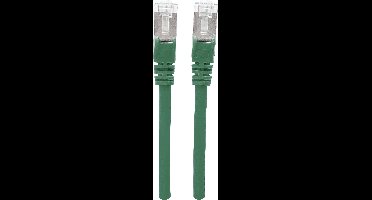 Intellinet 350624 RJ45 Netwerkkabel, patchkabel CAT 6A S/FTP 2.00 m Groen Folie afscherming, Afscherming gevlochten, Halogeenvrij 1 stuk(s)