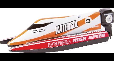 Invento Mini Race Boat Red RC boot voor beginners RTR 140 mm