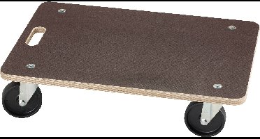 dörner + helmer 300700 MASSIV Professionell Transportroller Laadvermogen (max.): 400 kg 590 mm x 390 mm x 145 mm