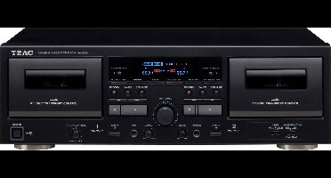 TEAC W-1200 Cassettedeck Zwart