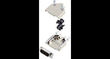 Amphenol L17DTPK-M-15+L717HDA26P D-sub male connectorset 180 ° Aantal polen: 26 Soldeerkelk 1 stuk(s)