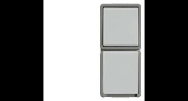 Siemens 5TA4816 Wandcontactdoos met randaarde Delta Grijs Schakelmateriaal 1 stuk(s)