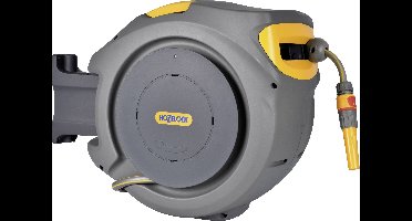 Hozelock Auto Reel 30 2403 0000 Tuinslanghouder voor aan de muur Grijs, Geel 30 m 1 stuk(s)