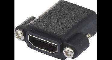 SpeaKa Professional SP-9082612 HDMI Adapter [1x HDMI-bus - 1x HDMI-bus] Zwart Schroefbaar