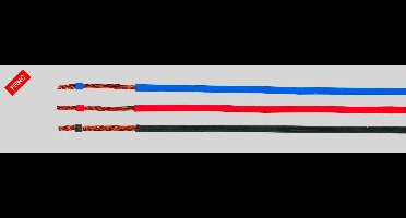 HELU 52877 Enkele ader H05Z-K 1 x 0.50 mm² Wit 100 m