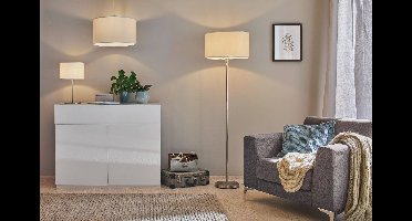 Paulmann Tessa 70923 Tafellamp LED E14 40 W Crème, IJzer (geborsteld)