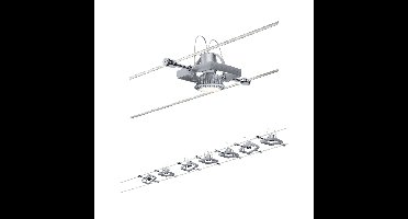 Paulmann MacII 94152 Kabelsysteem compleet GU5.3 70 W LED Chroom (mat)
