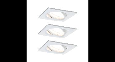 Paulmann 93472 Inbouwlamp Set van 3 stuks 19.5 W Wit (mat)