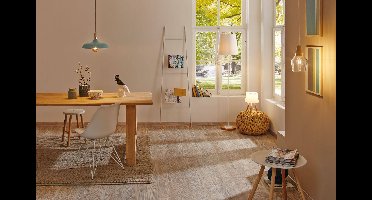 Paulmann Neordic Juna 79655 Hanglamp LED E27 20 W Zachtgroen, Koper, Hout