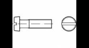 TOOLCRAFT TO-5358942 Cilinderkopschroeven M4 40 mm Sleuf RVS A2 100 stuk(s)