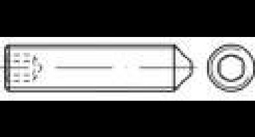 TOOLCRAFT TO-5370210 Draadpen M4 4 mm RVS A1, A2 50 stuk(s)