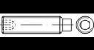 TOOLCRAFT TO-5370687 Draadpen M6 6 mm RVS A1, A2 25 stuk(s)