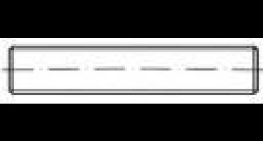 TOOLCRAFT TO-5384493 Schroefbout M10 350 mm Staal Galvanisch verzinkt 10 stuk(s)