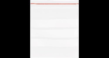 Hersluitbare zak met etiketstrook (b x h) 180 mm x 250 mm Transparant Polyethyleen 1 stuk(s)