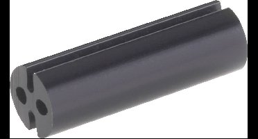 Richco LEDS-2-4-26 LED-afstandhouder 1-voudig Zwart Geschikt voor LED 5 mm