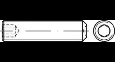 TOOLCRAFT TO-5415726 Draadpen M5 12 mm Staal Galvanisch verzinkt 200 stuk(s)
