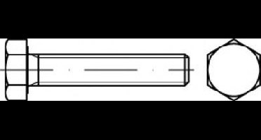 TOOLCRAFT TO-5443692 Zeskantbout 25 mm 25 mm Buitenzeskant 83933 Staal Galvanisch verzinkt 100 stuk(s)