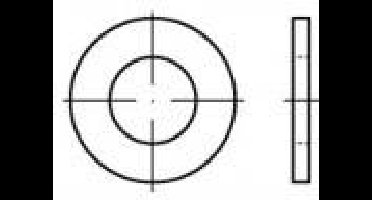 TOOLCRAFT Onderlegring 100 stuk(s) TO-5447325
