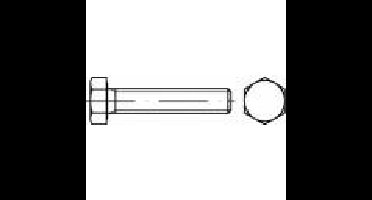 TOOLCRAFT TO-5449644 Zeskantbout M16 55 mm Buitenzeskant DIN 933 Messing 25 stuk(s)