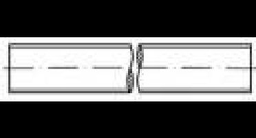 TOOLCRAFT TO-5450925 Draadeind M2 1000 mm Messing 1 stuk(s)