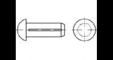 TOOLCRAFT TO-5454669 Halfronde kerfnagel 3 mm 500 stuk(s)