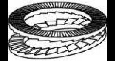 Onderlegring 88132 Staal 100 stuk(s) Alstertaler Schrauben & Präzisionsteile 881320450120000