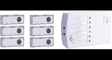 m-e modern-electronics FRS-106.1 Draadloos belsysteem voor Draadloze deurbel