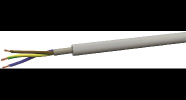 VOKA Kabelwerk 200054-00 Installatiekabel NYM-J 3 x 1.5 mm² Grijs-wit (RAL 7035) 500 m